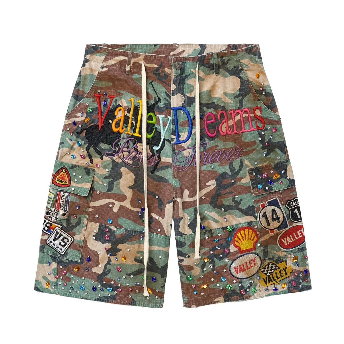 Vale DIY Camo Jorts