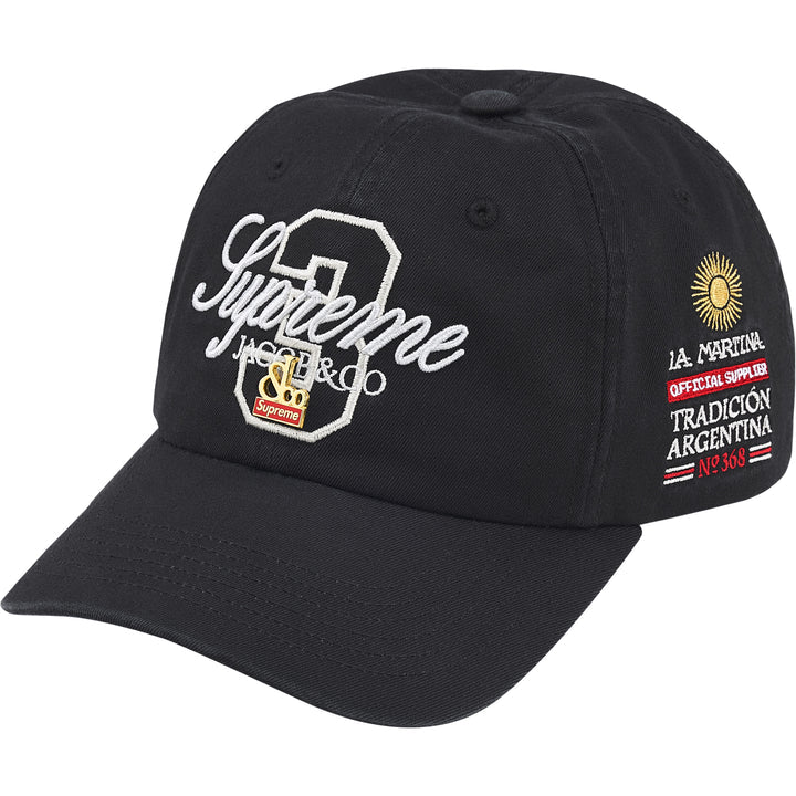 Supreme Jacob & Co La Martina Black 6-Panel Hat