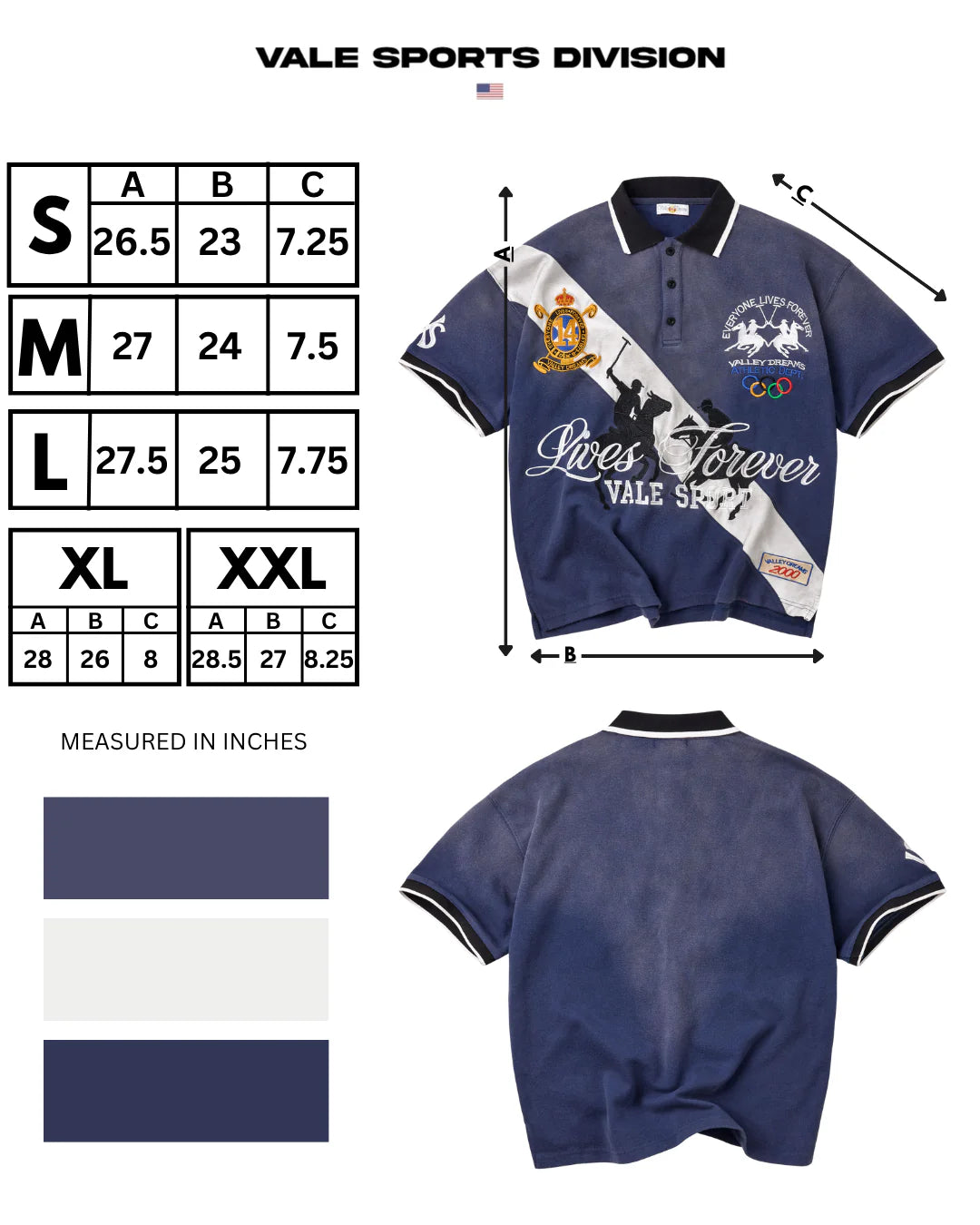 Vale Navy Wales Polo