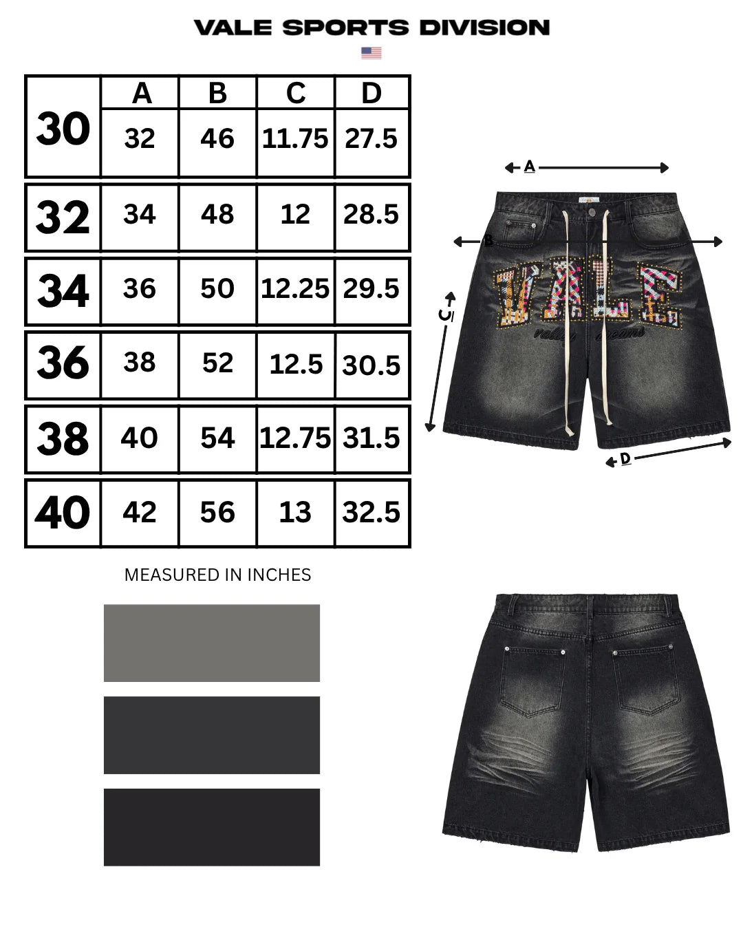 Vale Black What The Jorts