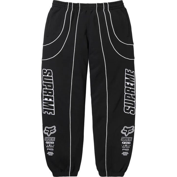 Supreme Fox Racing Black Sweatpants
