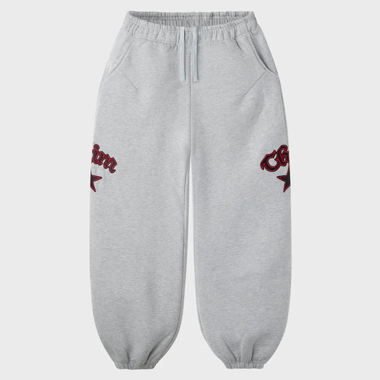 HMDD Grey Chim Star Sweatpants