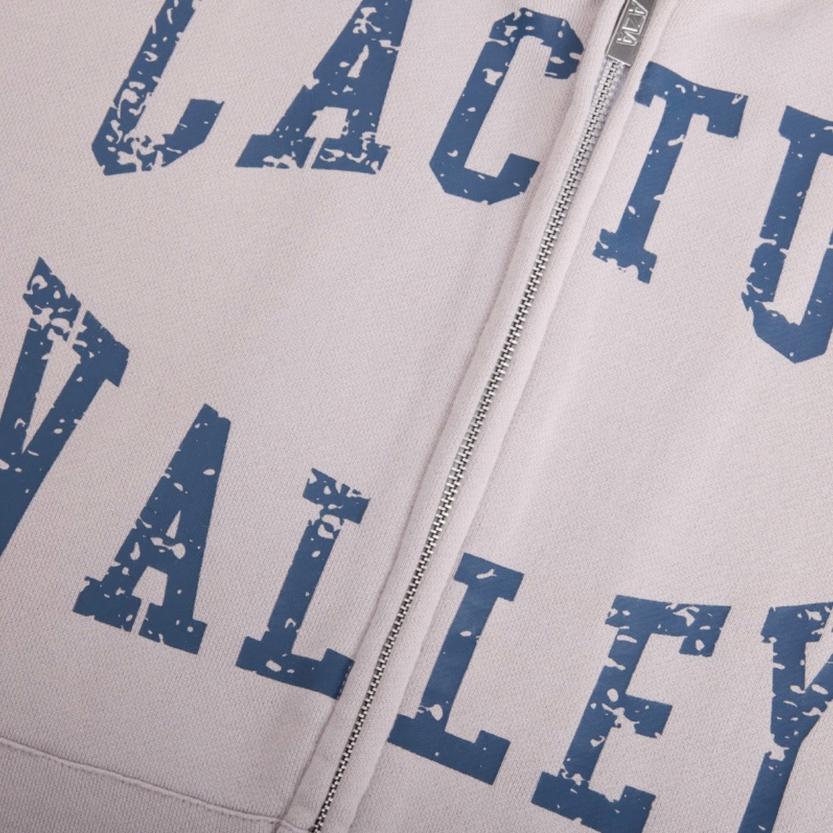 AZVA Bone Crystal Valley Zip Hoodie