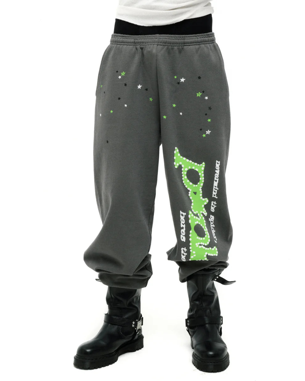 Sp5der Slate Grey Punk V2 Sweatpants