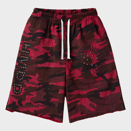 HMDD Red Camo Chimstone Shorts
