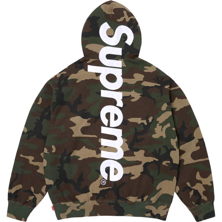 Supreme Woodland Camo Satin Applique Hoodie