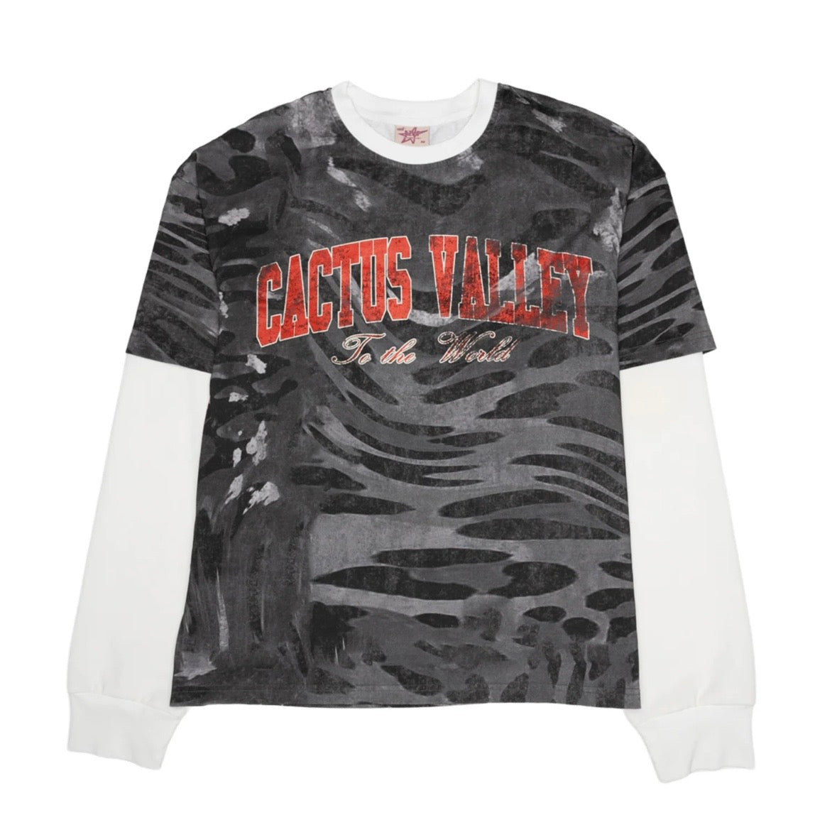 AZVA Cactus Abstract Long Sleeve