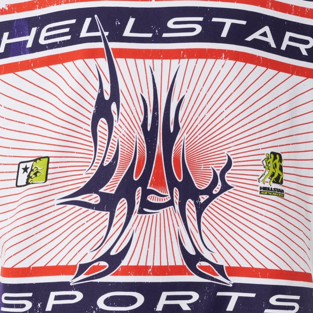 Hellstar White LA Tribal Sports T-Shirt