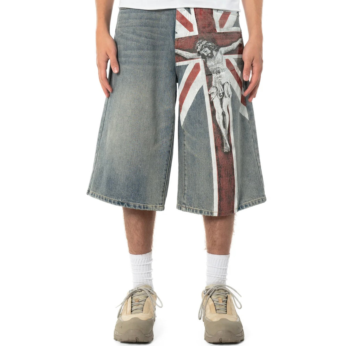 Bravest Studios Blue Union Jorts