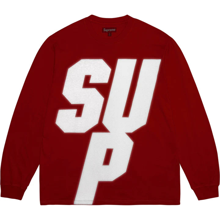 Supreme Red Reflective Long Sleeve