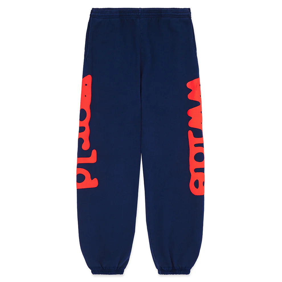 Sp5der Navy Beluga Sweatpants
