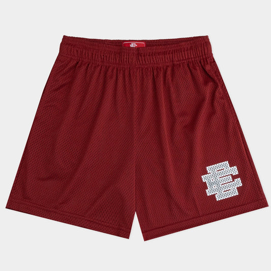 Eric Emanuel Tomato Red Silver Shorts