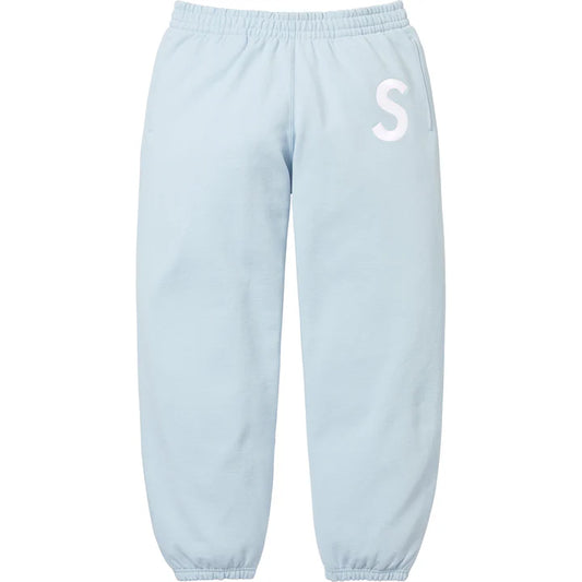 Supreme Light Blue S Logo Sweatpants