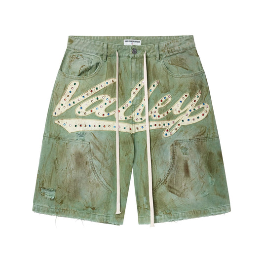 Vale Green Skittle Jorts