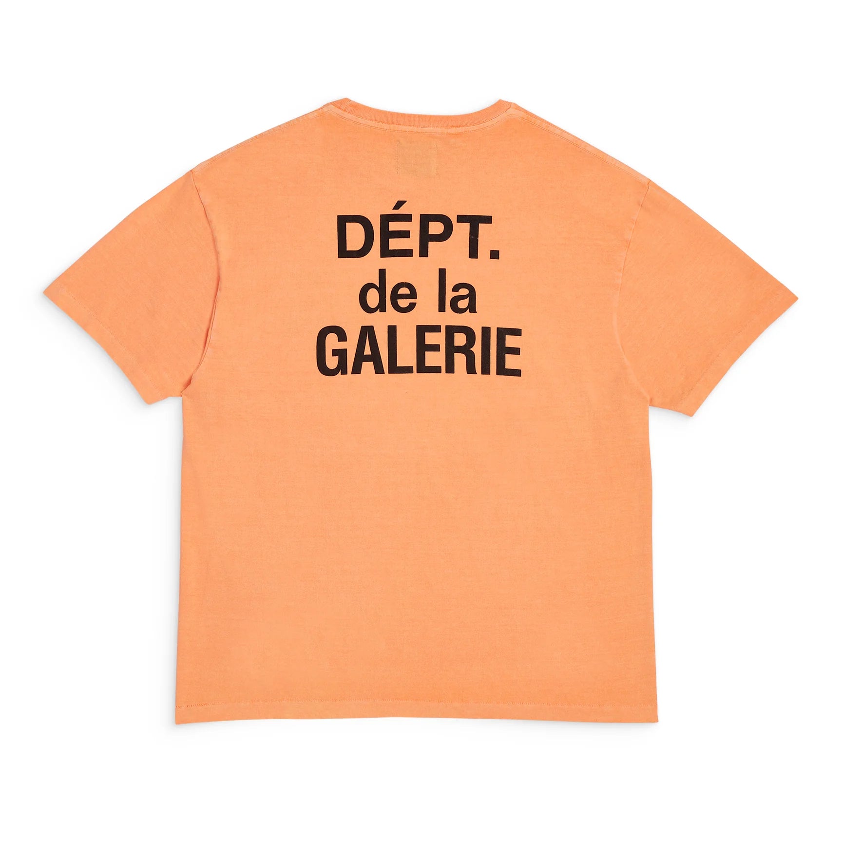 Gallery Dept Fluorescent Orange French T-Shirt Back View