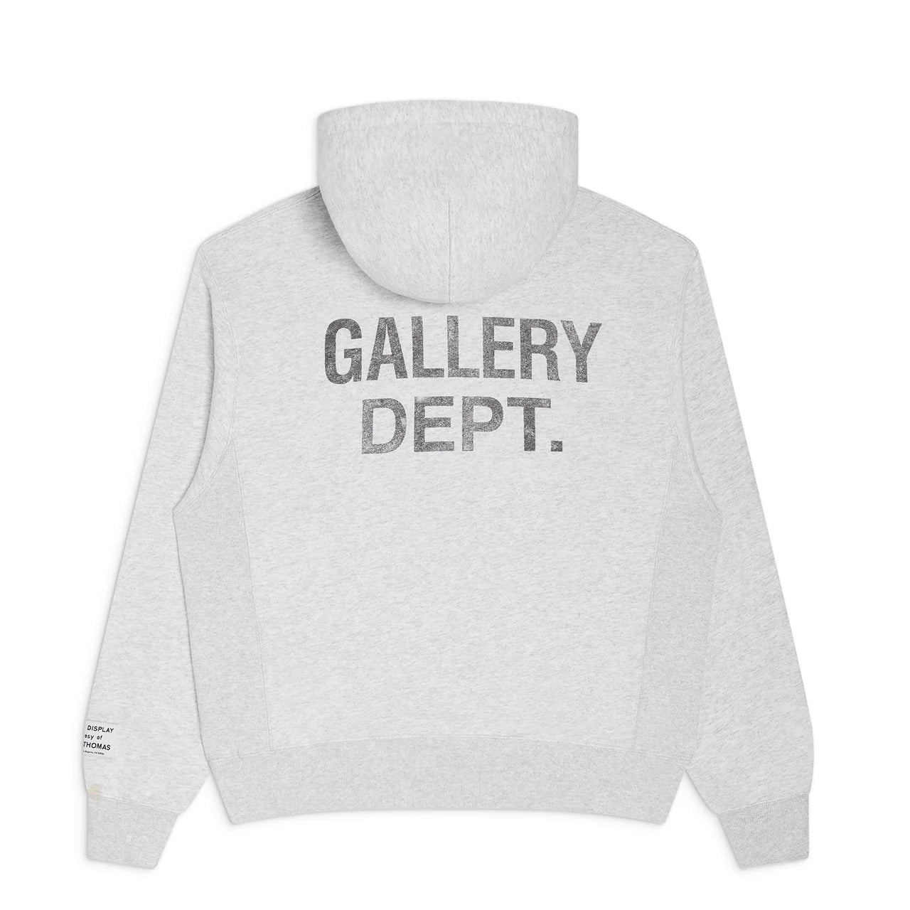 Gallery Dept Light Heather Grey Logo Paint Splattered Hoodie