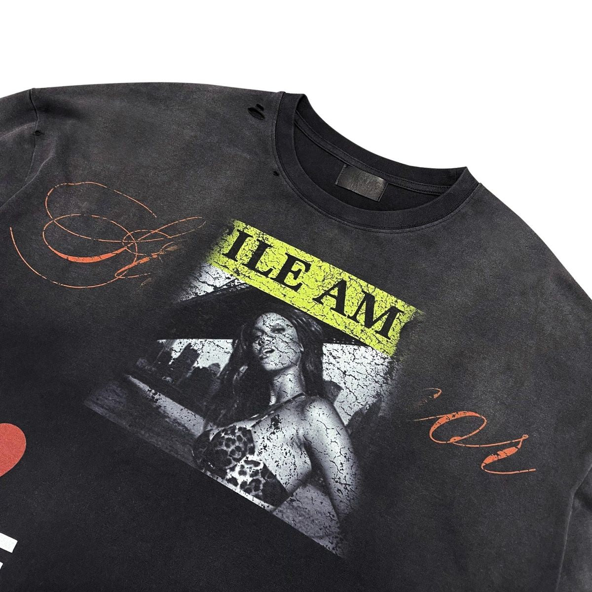 Stile De Amor Washed Black LA Victorial Long Sleeve