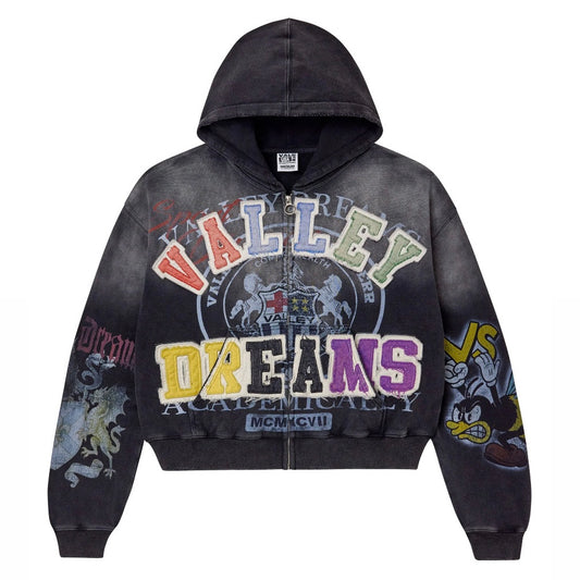 Vale Blasted Zip Hoodie