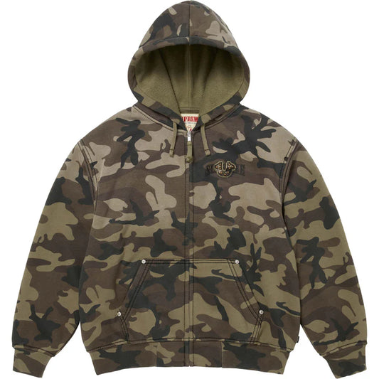 Supreme True Religion Brown Camo Zip Hoodie