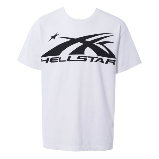 Hellstar White Sports Logo T-Shirt