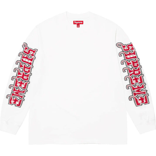 Supreme White Intarsia Long Sleeve