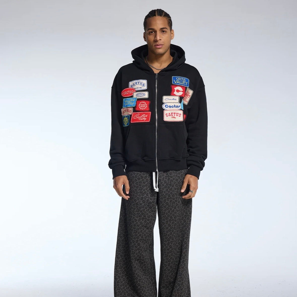 AZVA Black Roadside Zip Hoodie | Soles District