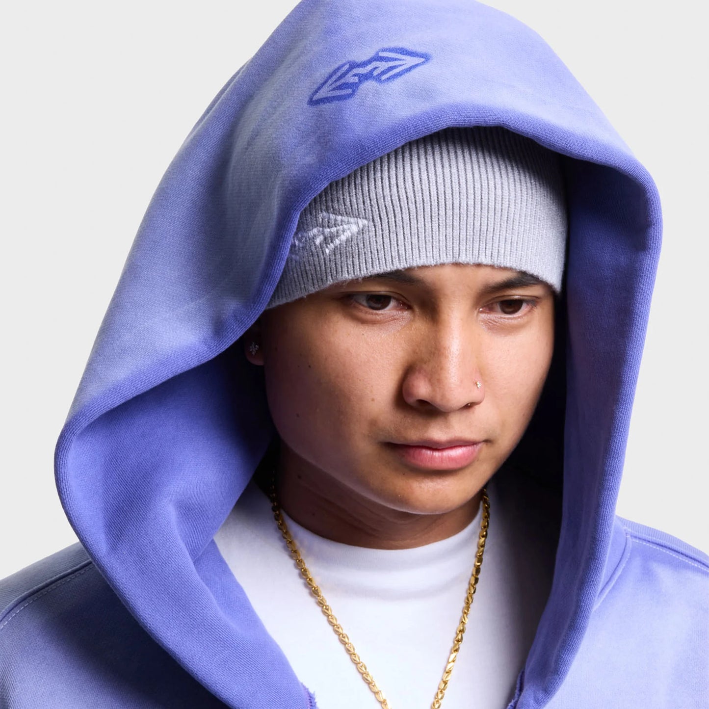 HMDD Malibu Purple Beach Zip Hoodie