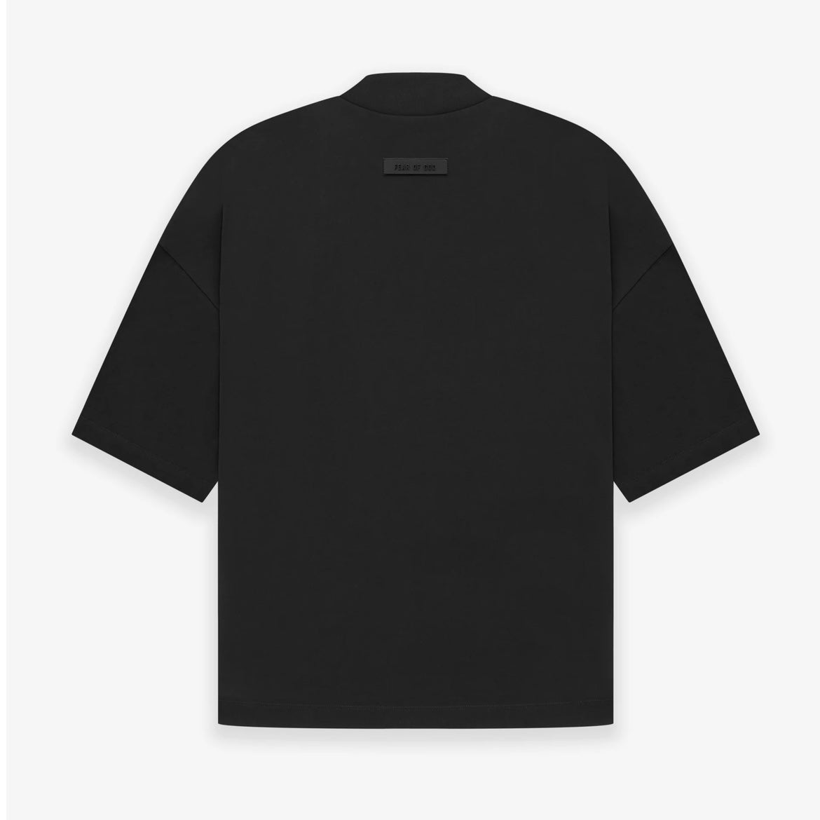 Fear of God Essentials Jet Black T-Shirt Back VIew