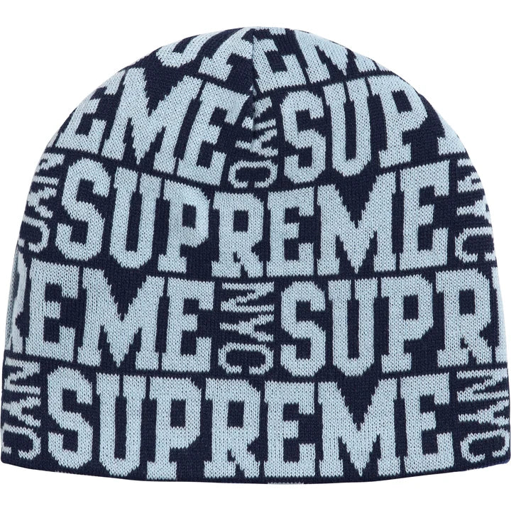 Supreme Navy Reversible Camo Beanie