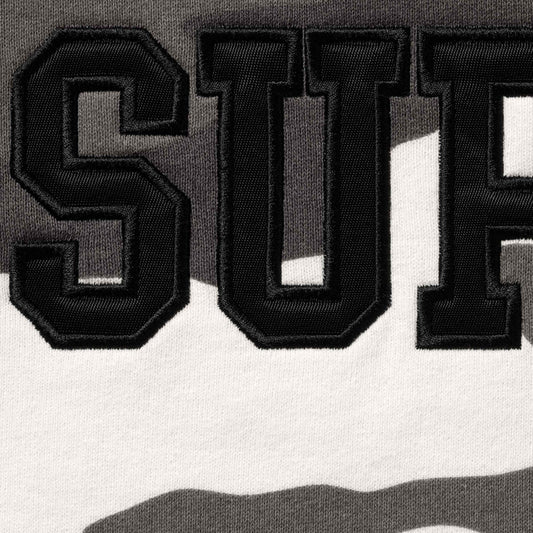 Supreme Snow Camo Seoul Shop Flag Half Zip Pullover