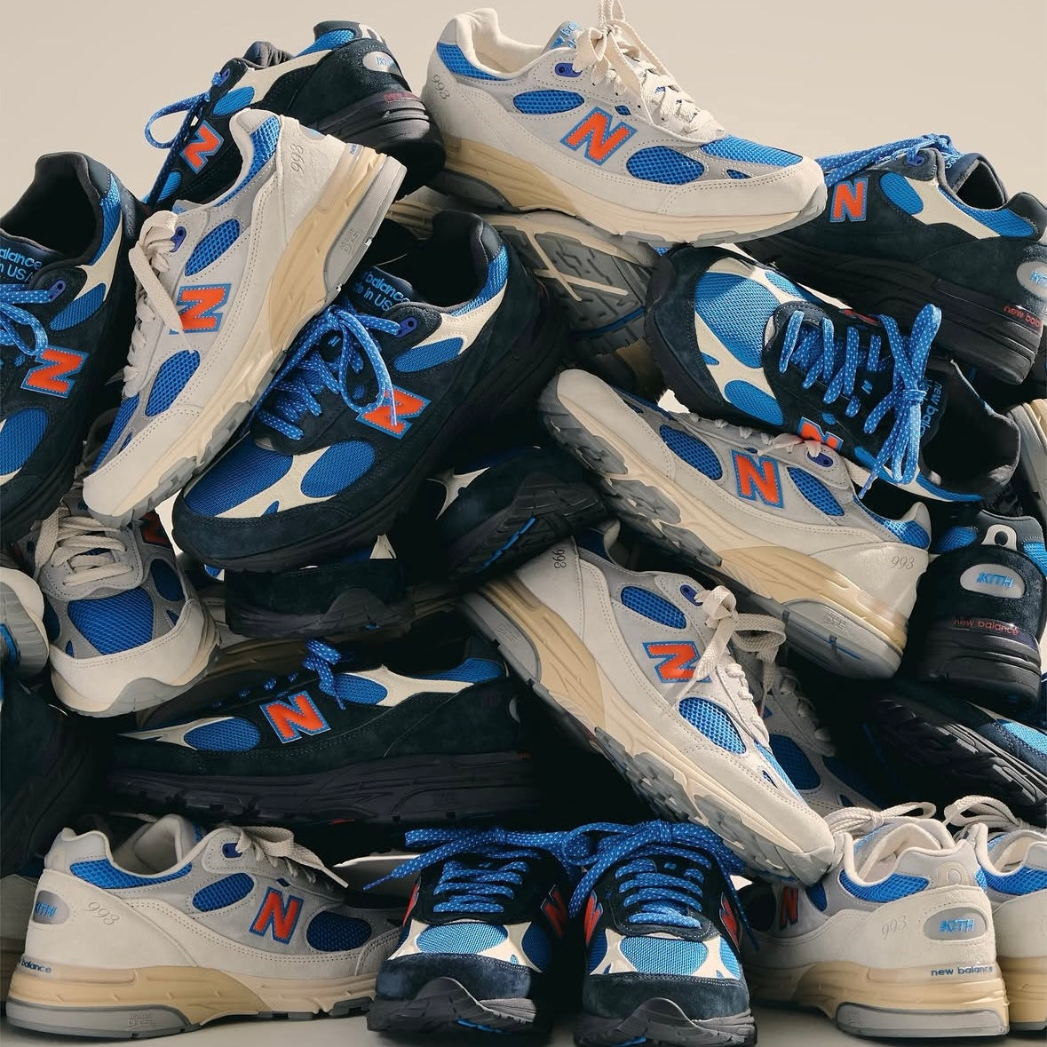 Kith New Balance 993 MiUSA Knicks Navy