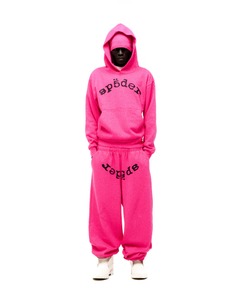 Sp5der Pink VVS Sweatpants
