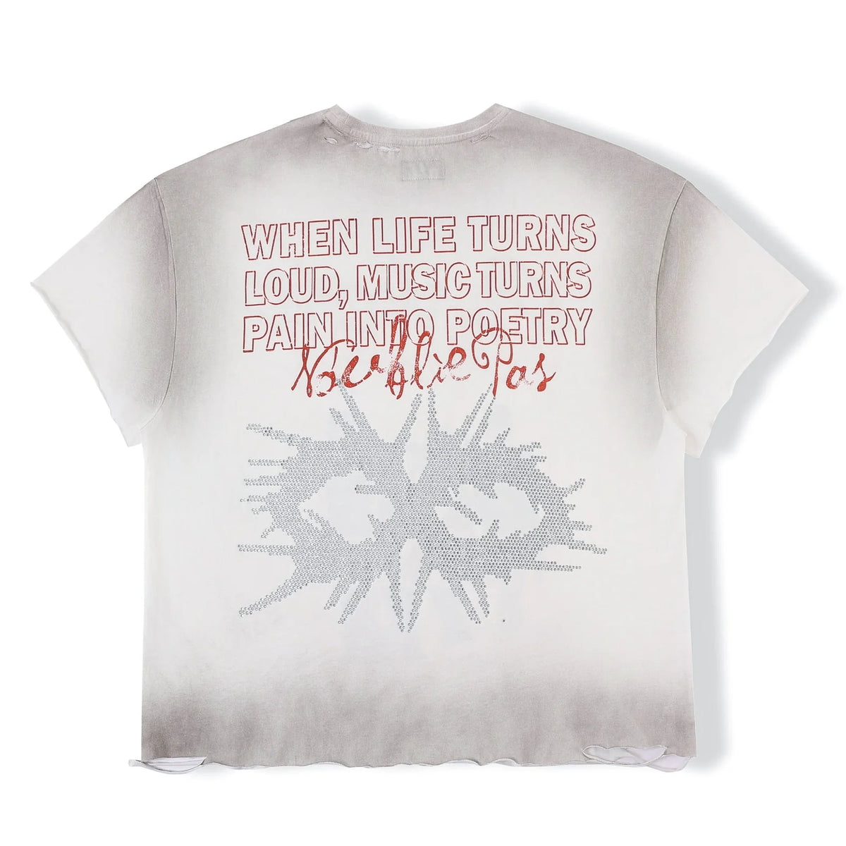N'oublie Pas Dirty White Telephone T-Shirt