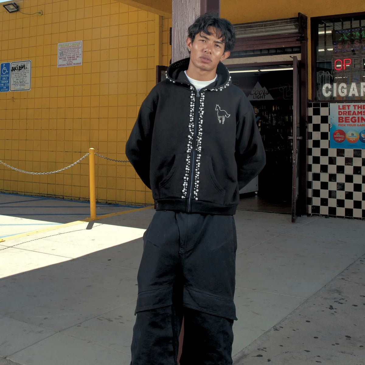 Bravest Studios Pony Pearl Zip Hoodie