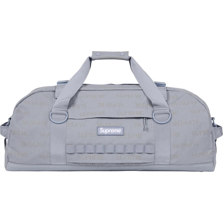 Supreme Light Blue Large Duffle Bag FW26