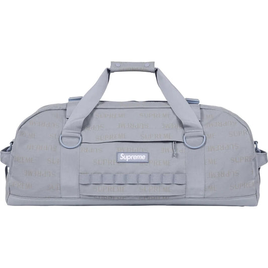 Supreme Light Blue Large Duffle Bag FW26