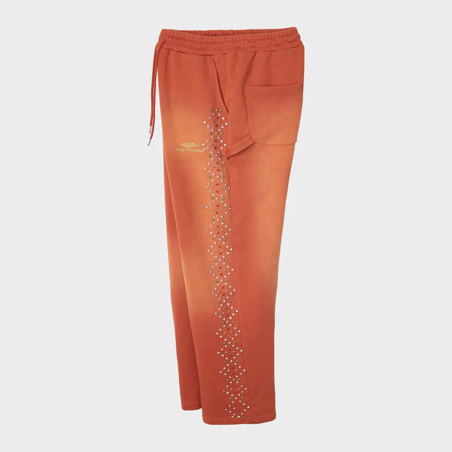 HMDD Orange Crystal Sweatpants