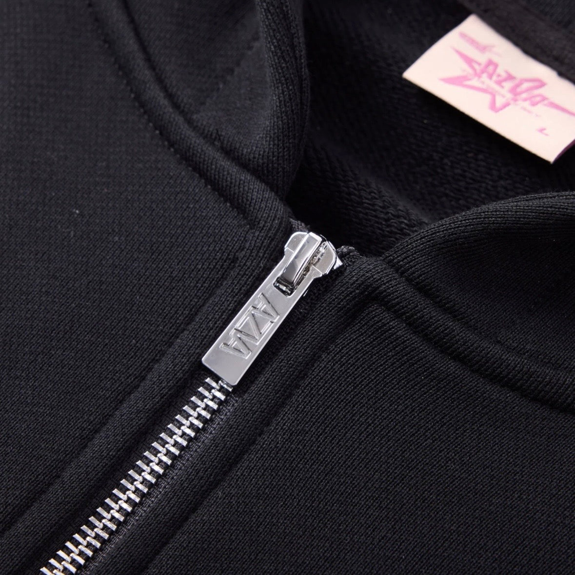 AZVA Black Roadside Zip Hoodie