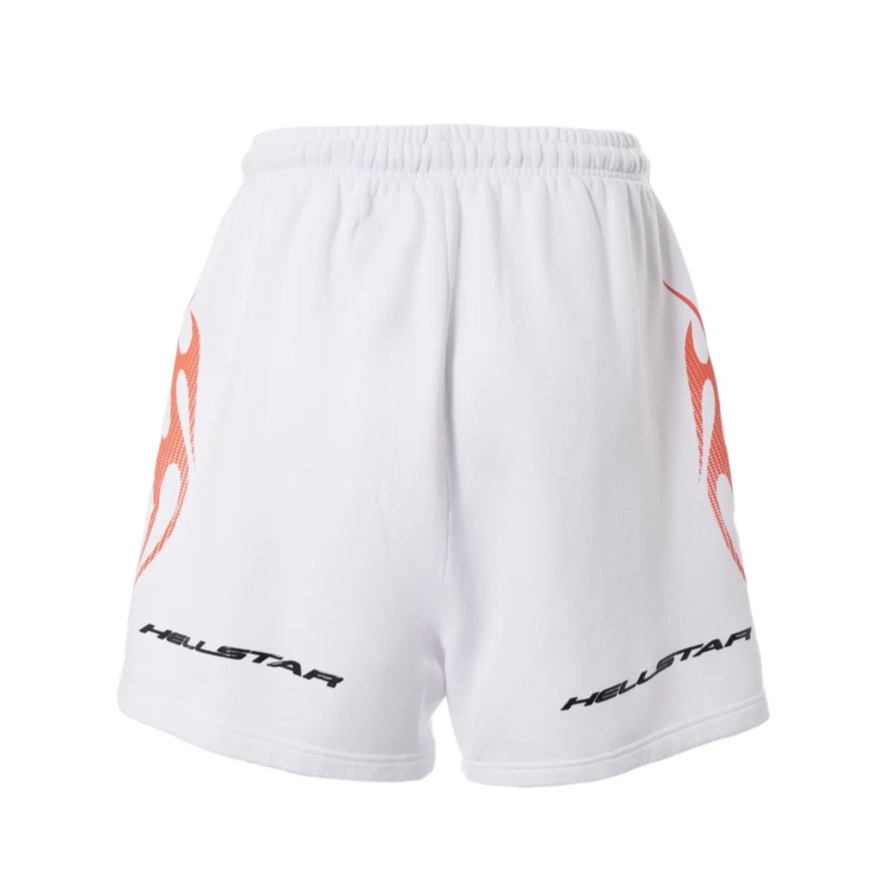 Hellstar White Tribal Shorts