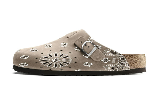 Bravest Studios Camel Suede Paisley Clog