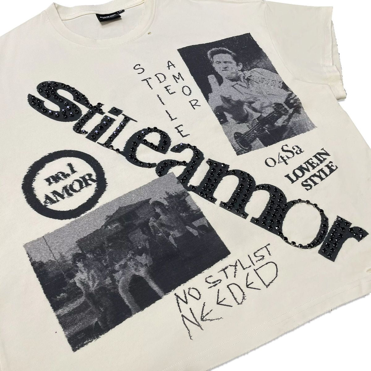Stile De Amor Cream No Stylist T-Shirt