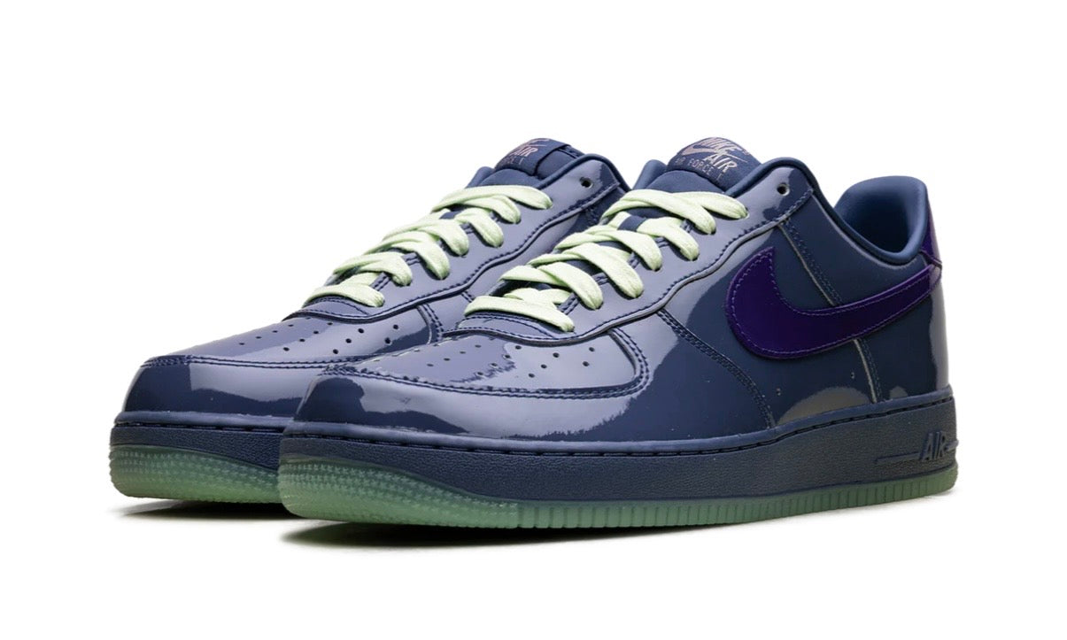 Nike Air Force 1 Patent Leather Mystic Navy Grape Ice