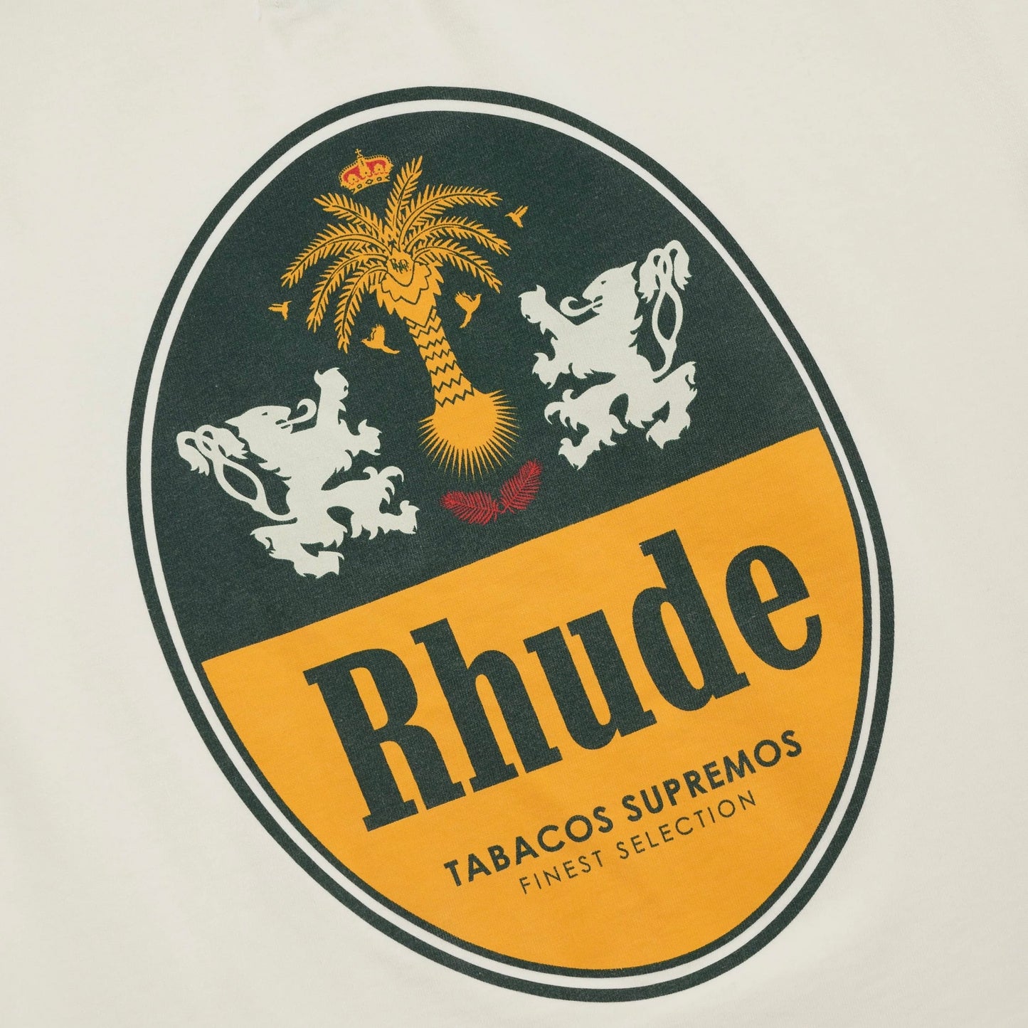 Rhude Vintage White Tobaco T-Shirt