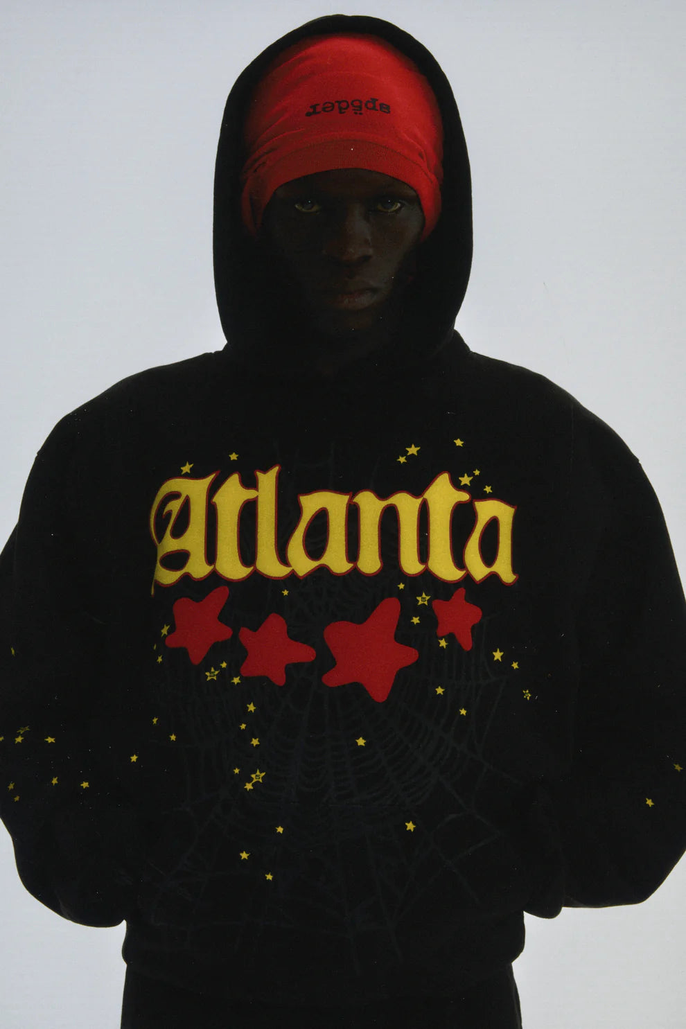 Sp5der Black Atlanta Hoodie