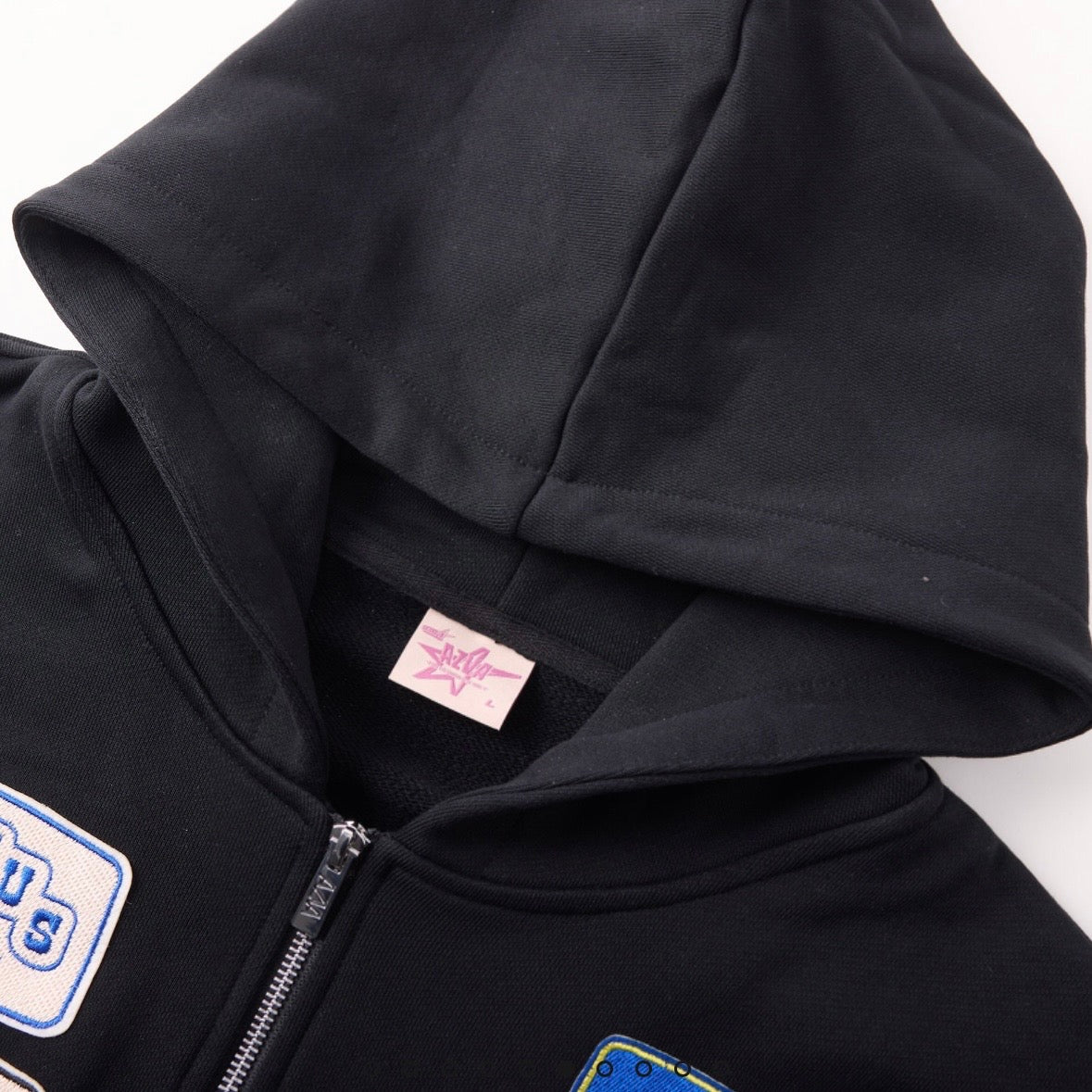 AZVA Black Roadside Zip Hoodie