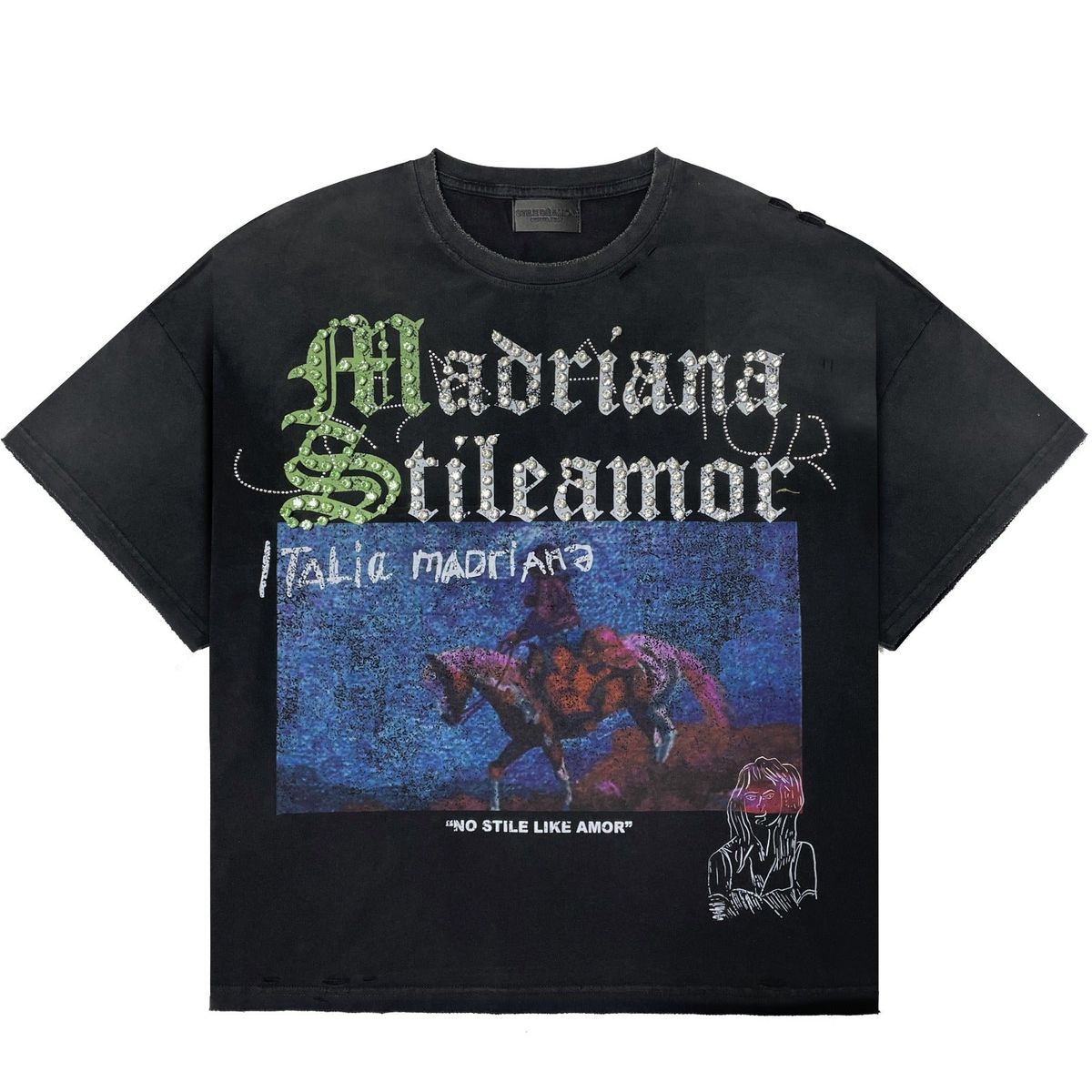 Stile De Amor Madiana Stone T-Shirt