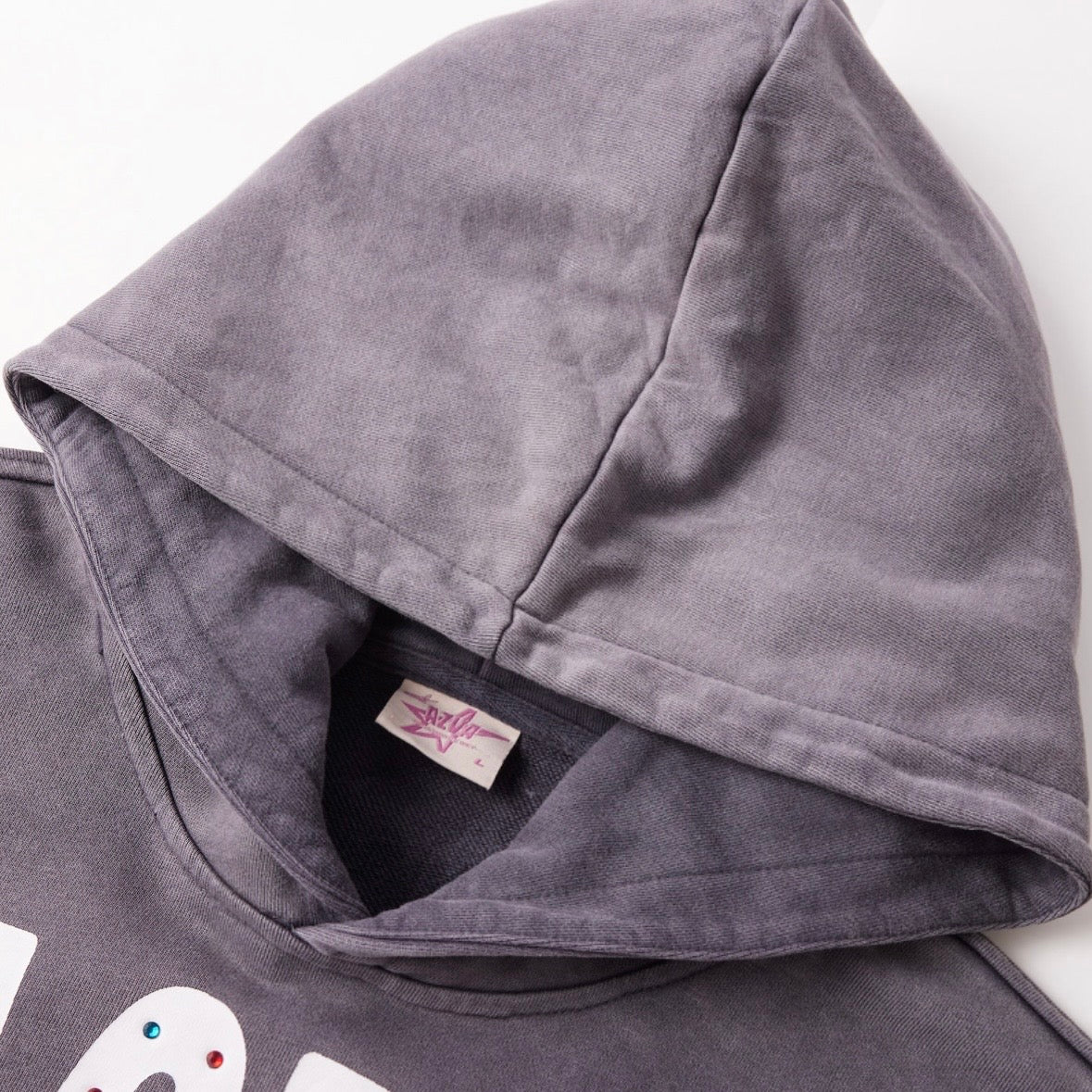 AZVA Faded Grey Gemini Hoodie