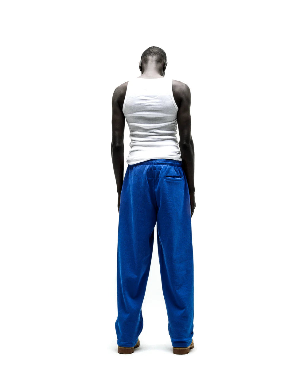 Sp5der Blue Rhinestone Punk V2 Sweatpants