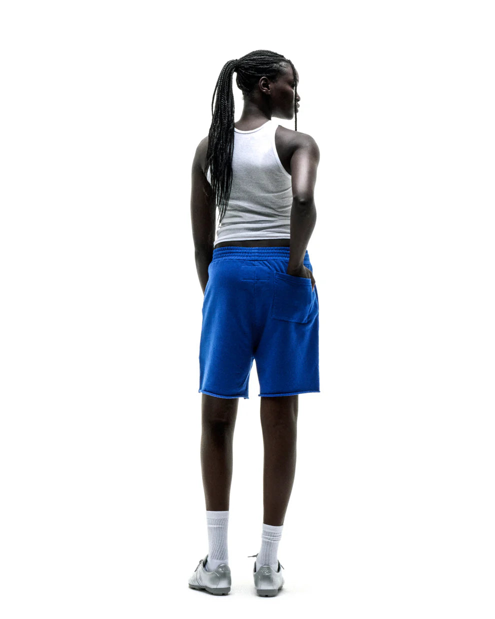 Sp5der Blue OG Logo Sweatshorts