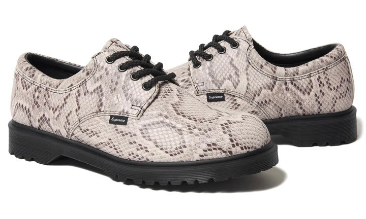 Supreme Dr. Martens Snakeskin Postal 4-Eye Shoe